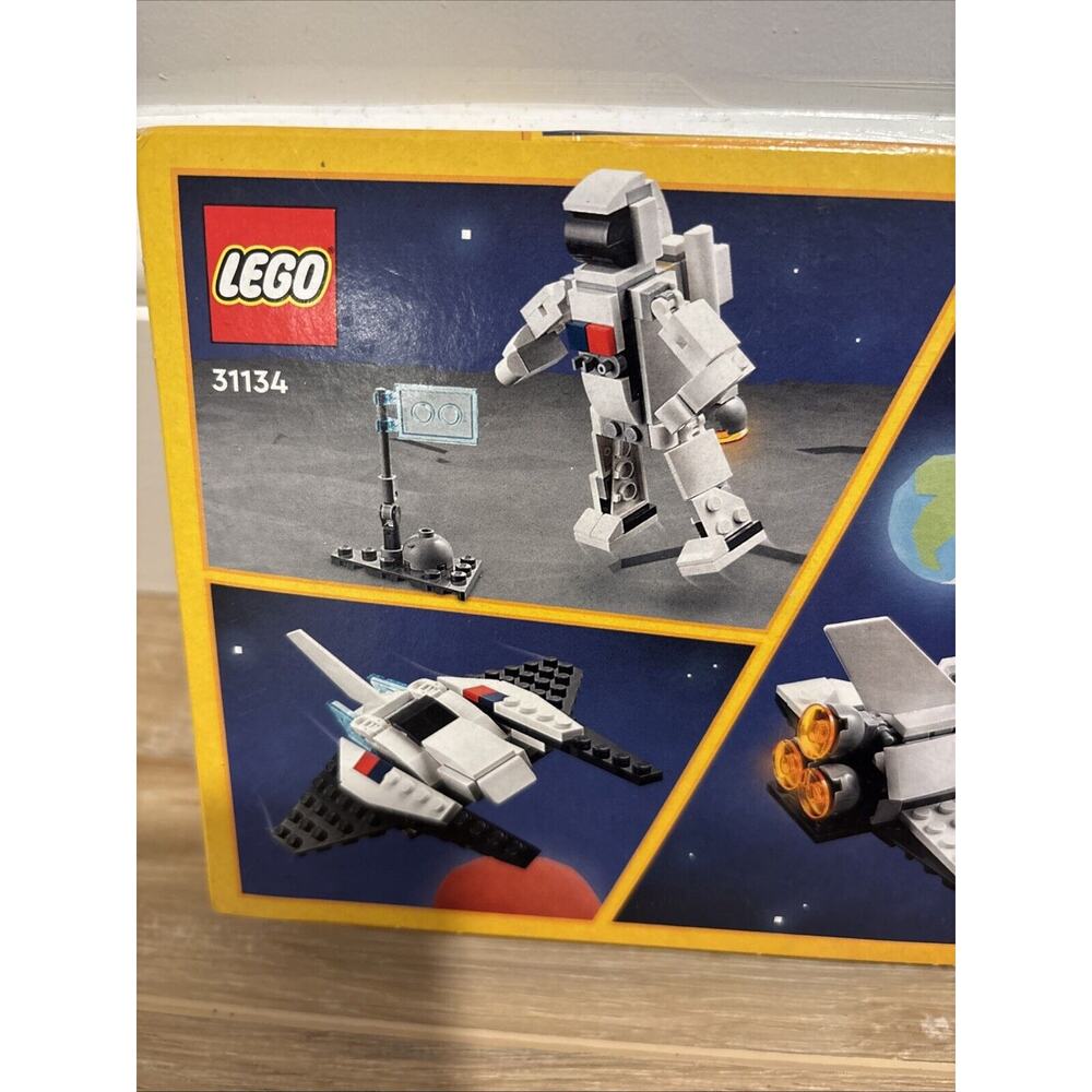 Lego Creator 3 In 1: Space Shuttle #31134 / 144 Pieces / 100% Complete Orig Box - Picture 7 of 16